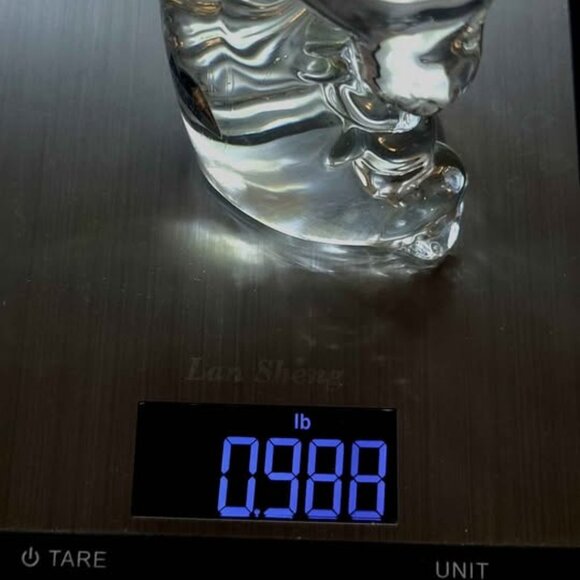 Crystal Glass - Vaseline Glass Unicorn Paperweight - Picture 11 of 11